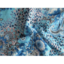 Polyester Spandex Chiffon Printing Fabric for Skirt